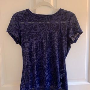 Sheer Floral Printed Top